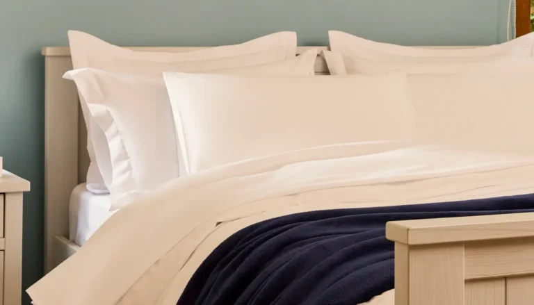 Lençóis mistos em cama de hotel, ideais para rotina intensa da hospedagem e maior durabilidade do enxoval profissional